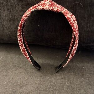 Stylish Red Patterned Headband